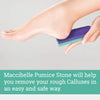 Maccibelle Salon Foot Pumice and Scrubber for Feet and Heels Callus and Dead Skins, Safely and Easily Eliminate Callus and Rough Heels (Pack of 4)