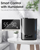 Humidifiers for Bedroom, 6L Top Fill Cool Mist Humidifiers for Large Room for Plants,TABYIK Air humidifier with Humidistat and Timer, with Essential Oil Diffuser Quiet for Home Black