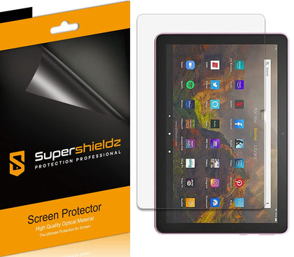 Supershieldz (3 Pack) Designed for All-New Fire HD 10 / Fire HD 10 Plus Tablet 10.1 inch (11th/13th Generation, 2021/2023 Release) Screen Protector, High Definition Clear Shield (PET)