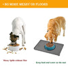 Dog Cat Pet Feeding Mats, Silicone Waterproof Non Slip Pet Dog Cat Bowl Mats Placemat Food and Water Tray Mat Raised Edges to Prevent Spills, Easy Clean