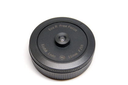 RF Mount Pancake Lens Free Focus 30mm F10 Street Photography Compatible with RF Mount Cameras(R5 R6 RP )