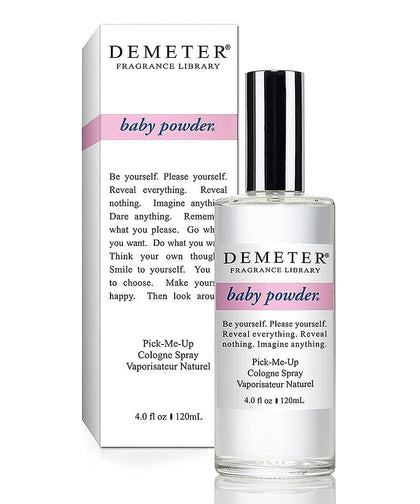 DEMETER Baby Powder For Women. Pick-me Up Cologne Spray 4.0 Oz
