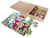 Disney Junior Marvel Spider-Man Spidey Amazing Friends - Set of 5 Wood Puzzles with Storage Box for Kids - Ages 4 and Up