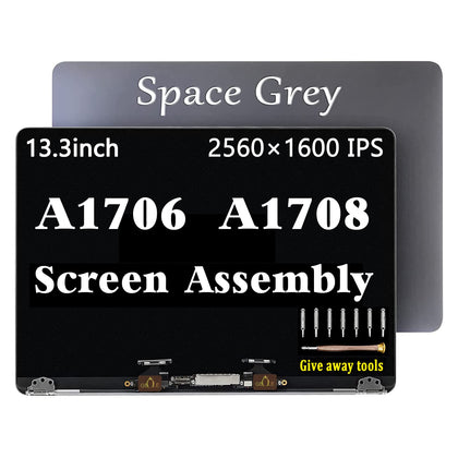 GBOLE A1706 A1708 Screen Replacement for MacBook Pro A1706 A1708 Retina EMC 3071 3163 3164 Full LCD LED Screen Assembly Display Space Grey