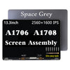 GBOLE A1706 A1708 Screen Replacement for MacBook Pro A1706 A1708 Retina EMC 3071 3163 3164 Full LCD LED Screen Assembly Display Space Grey