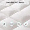 Homemate Goose Feather Down Comforters Duvet Inserts Queen Size - White Duvet Comforter Insert for All Seasons, Oversized Down Comforter with Fluffy 45oz Down Filled Queen 90 x 90 Inch