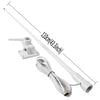 HYS VHF Marine Antenna Waterproof 3DBI 43.3inch Fiberglass Antennas W/22.9ft(7m) RG58 Low Loss Premium Coaxial Cable with PL259/ Built-in to Nylon Ratchet Mount