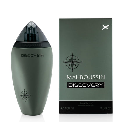 Mauboussin - Discovery 100ml (3.3 Fl Oz) - Eau de Parfum for Men - Woody, Aromatic & Citrusy Scents
