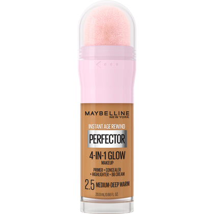 Maybelline New York Instant Age Rewind Instant Perfector 4-In-1 Glow Makeup, Medium/Deep Warm