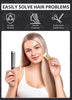 Slick Back Hair Brush, Wax Stick for Hair 4Pcs, Non-Greasy Hair Wax Stick for Flyaways & Wigs Hair Tamer Styling, Teasing Brush for Loose Hair, Rat Tail Combs for Separation, Edge Brush for Finishing