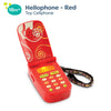 B. toys- Hellophone- Red- Pretend Play Toy Cell Phone - Kids Play Phone with Light Sounds and Songs - Toddler Phone with Message Recorder- 18 months +