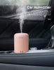 LtYioe Colorful Cool Mini Humidifier, USB Personal Desktop Humidifier for Car, Office Room, Bedroom,etc. Auto Shut-Off, 2 Mist Modes, Super Quiet. (Pink)