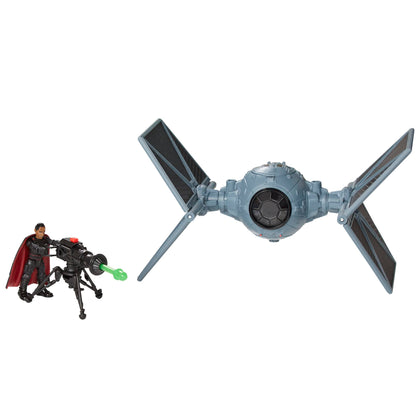 STAR WARS Mission Fleet Stellar Class Moff Gideon Outland TIE Fighter Imperial Assault 2.5-Inch-Scale Figure and Vehicle, Kids Ages 4 and Up