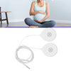 Prenatal Belly Headphone, Baby Heartbeat Monitor Pregnancy Prenatal Belly Speakers Music Splitter 12 Sticker Prenatal Belly Headphone Pregnancy Headphone for Women Mother White