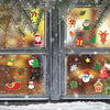 20 PCS Christmas Thick Gel Clings Winter Christmas Window Gel Clings Decals Stickers for Kids Toddlers and Adults Home Airplane Classroom Nursery Christmas Holiday Party Supplies Decorations
