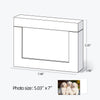 Aiuonenian Photo Storage Box 5x7, Picture Frame Boxes For Baby Photos, Photo Display Box For Couple Photos, Photo Gift Box(black)