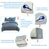 16 Pack Duvet Snap Clips Prevent The Bed Duvet from Shifting in The Quilt Cover