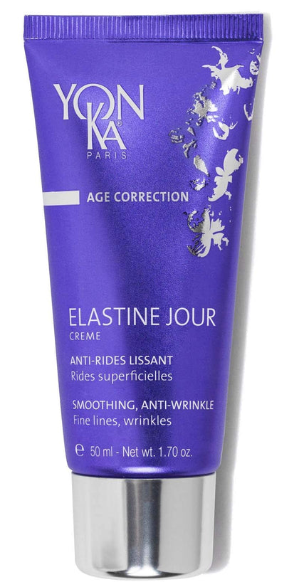 Yon-Ka Elastine Jour Anti-Wrinkle Day Cream (50ml) Anti Aging Facial Moisturizer and Eye Cream, Soften Fine Lines and Wrinkles with Vitamin C and Elastin Peptides, Paraben-Free