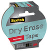 Scotch 1905R-DE-BLU Dry Erase Removable Tape, 1.88