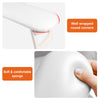 Diesisa Nail Arm Rest, Foldable PU Leather Nail Hand Rest For Manicure, with Soft Nail Mat for Table, Soft Hand Rest for Acrylic Nails/Nail Hand Pillow for Manicure Salon Use-white