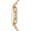 Michael Kors Women's Pyper Three-Hand Gold-Tone Stainless Steel Bracelet Watch (Model: MK3898)