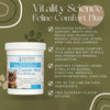 Vitality Science - Feline Comfort Plus, Extra Drying Digestive Aid, GI Support Helps with Vomiting and Diarrhea, 100% Additive Free (Seafood, Small)