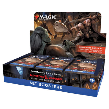 Magic: The Gathering Commander Legends: Battle for Baldurs Gate Set Booster Box | 18 Packs (270 Magic Cards)