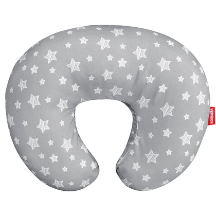 Pillow Cover for Infant Snug Fits Boppy Nursing Pillows, Breastfeeding Nursing Pillow Slipcovers Super Soft, for Breastfeeding Moms, Grey Star