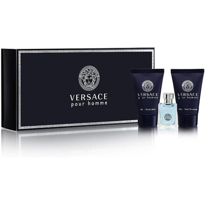 Versace Pour Homme for Men, 3 Piece Mini Gift Set