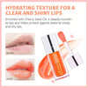 Hydrating Lip Glow Oil, Plumping Lip Oil, Tinted Lip Balm Lip Care, Transparent Toot Lip Oil, Moisturizing Lip Gloss, Non-Sticky Long Lasting Lip Oil Gloss, Lip Plumper Gloss