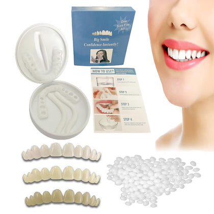 Womcare Temporary Tooth Repair Kits for Filling The Missing Broken Tooth and Gaps-Moldable Fake Teeth and Thermal Beads Replacement Kits