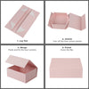 BETTPACK Pink Boxes Gift Boxes Magnetic Closure 8.2 x6.4 x3.3In Wedding Gift Box with Lids Collapsible Sturdy Baby Gift Box for Mother Day, Birthday, Anniversaries, Weddings