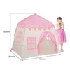 TTLOJ Kids Gift Play Tent with Small Lights, Princess Crown & Wand, for Girls Boys, Princess Playhouse, Pink Castle, Fairy Tale Teepee Tent, Indoor Outdoor, Birthday