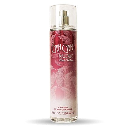 Paris Hilton Can Can Burlesque Body Mist Fragrance for Women | Playful and Flirtatious | Fruity and Floral Scent With Notes of Clementine, Nectarine, Cassis, Raspberry, and Wild Orchid | 8 Oz