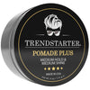 TRENDSTARTER - POMADE PLUS (4oz) - Medium Hold - Medium Shine - Premium Flake-Free Water-Based Premium Hair Styling Gel Product for All Hair Types - All-Day Reliability