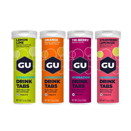 GU Energy Hydration Electrolyte Drink Tablets, Enhanced Endurance Sports Drink for Running, Cycling, Triathlon, 4-Count (48 Servings), Assorted Flavors
