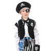 Bencailor 6 Pcs Halloween Kids Pirate Costume Accessories Set for Boys Toddlers Girls Role Play Party Kids Pirate Dress up (Classic)