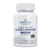 Nordic Naturals Zero Sugar Sleep + Immune Gummies - Elderberry Lemon Flavor - 30 Gummies - 1.5 mg Melatonin Gummies for Sleep with Vitamin D3 - Elderberry & Vitamin C Immune Support - 30 Servings