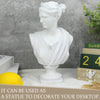 Norrclp 12.5in Greek Statue of Diana, Classic Roman Bust Greek Mythology Sculpture for Home Decor