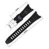 Topuly 27mm Resin Watch Band replacement for Casio Protrek Pro trek PRG-110C PRG-110Y PRW-1300 PRW-1300Y PAW-1300 Strap Wirstband accessories for Men and Women(Black)