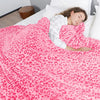 ZHIKU Blanket Pink Throw Soft Fleece Blankets Throw Blanket Lightweight 50