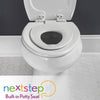 Next Step Potty-Training Toilet Seat, Elongated, White