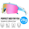 FMY Polarized Cycling Glasses Sports Sunglasses,UV400 Protection Eyewear Baseball Running Fishing for Men Women Youth