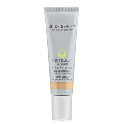 Juice Beauty STEM CELLULAR CC Cream with SPF 30 -Beach Glow, Natural-Looking Coverage, Sun Protection, Age-Defying, Skin-Perfecting Formula with Zinc SPF 30 Sunscreen-1.7 fl oz