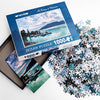 Enovoe Puzzles for Adults 1000 Pieces - Featuring Evening in Vancouver - Challenging and Educational Masterpieces Puzzle for Kids - Large, 27