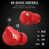 Beats Studio Buds - True Wireless Noise Cancelling Earbuds - Compatible with Apple & Android, Built-in Microphone, IPX4 Rating, Sweat Resistant Earphones, Class 1 Bluetooth Headphones - Red