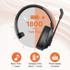 EKSA Noise Cancelling Trucker Bluetooth Headset with Microphone Wireless AI-Powered ENC Headphones, 99ft Long Range, 30H of Talk Time, All-Day Comfort On Ear Headsets Mute Button