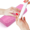 Nail Pillow Hand Rest for Nails, Washable PU Leather Nail Armrest Detachable Manicure Hand Pillow Cushion Nail Art Accessories Tool for Nails Tech (Pink)