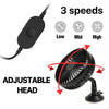 KMMOTORS Cooling Car Fan, Baby Pet Car Seat Rear Seat Headrest Window fan, USB Plug for Car/Vehicle