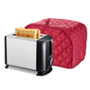 Toaster Cover 2 Slice,small Appliance Cover For Kitchen/Keep Toaster Free From Dust And Fingerprint (11.5w X 8d X 8h, Wine Red)
